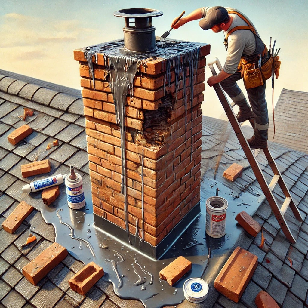 Professional Chimney Leak Repair Franklin MI - Expert Water Damage Prevention by Chimney Sweep Franklin Michigan